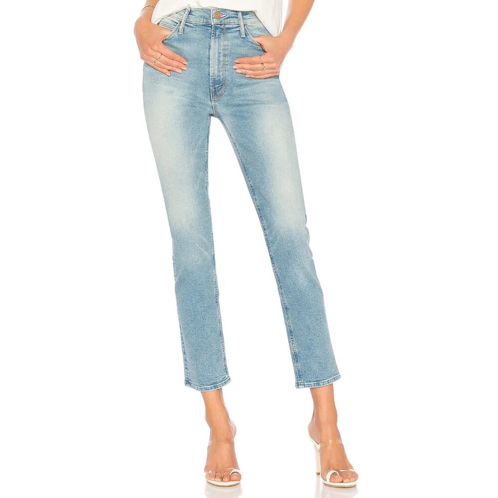 NWT Mother Mid Rise Dazzler Ankle in Ready To Roll Crop Stretch Jeans 32